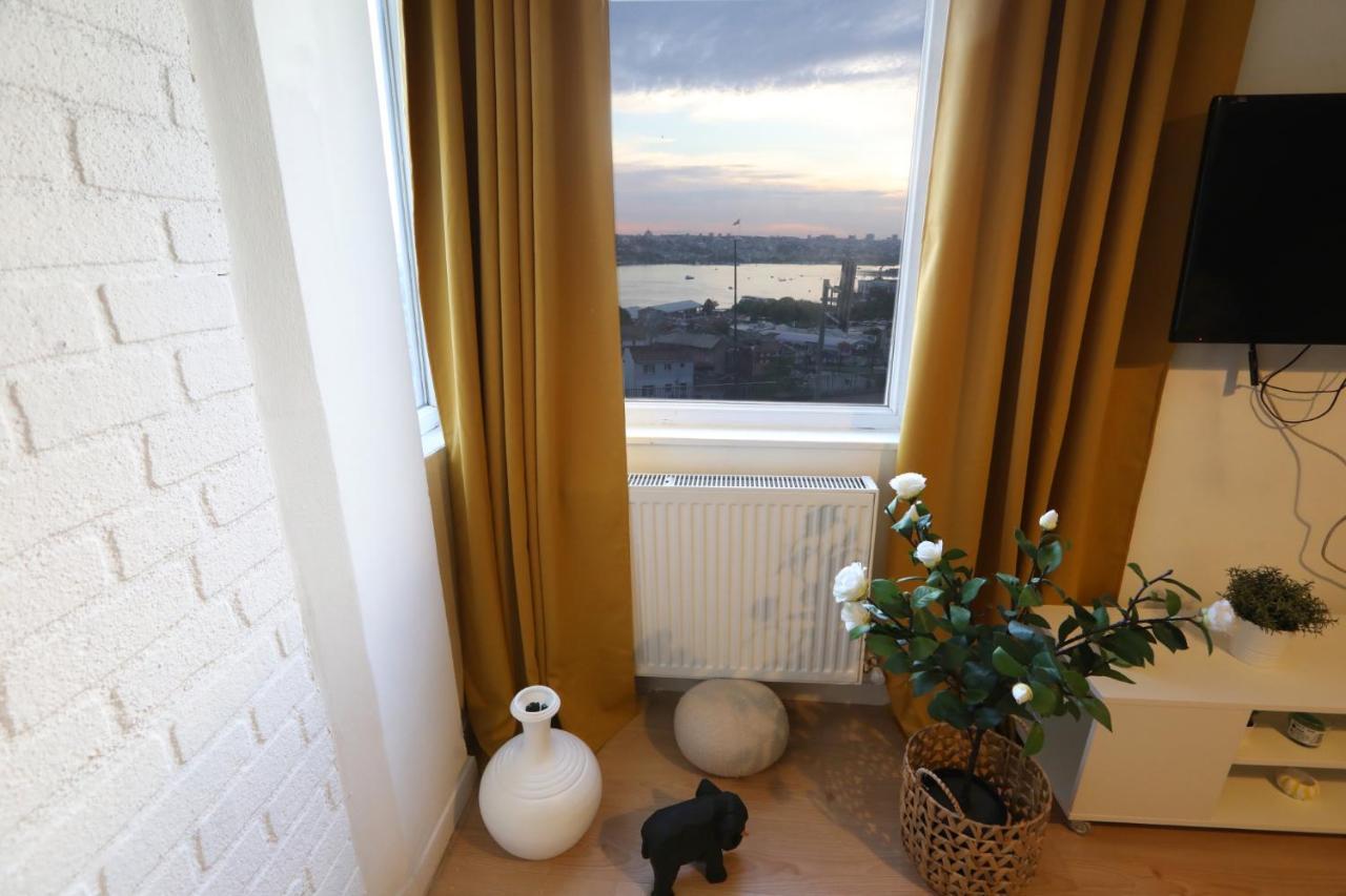 Ferienwohnung Central Flat W Sea View And Near Galata Tower Istanbul Exterior foto